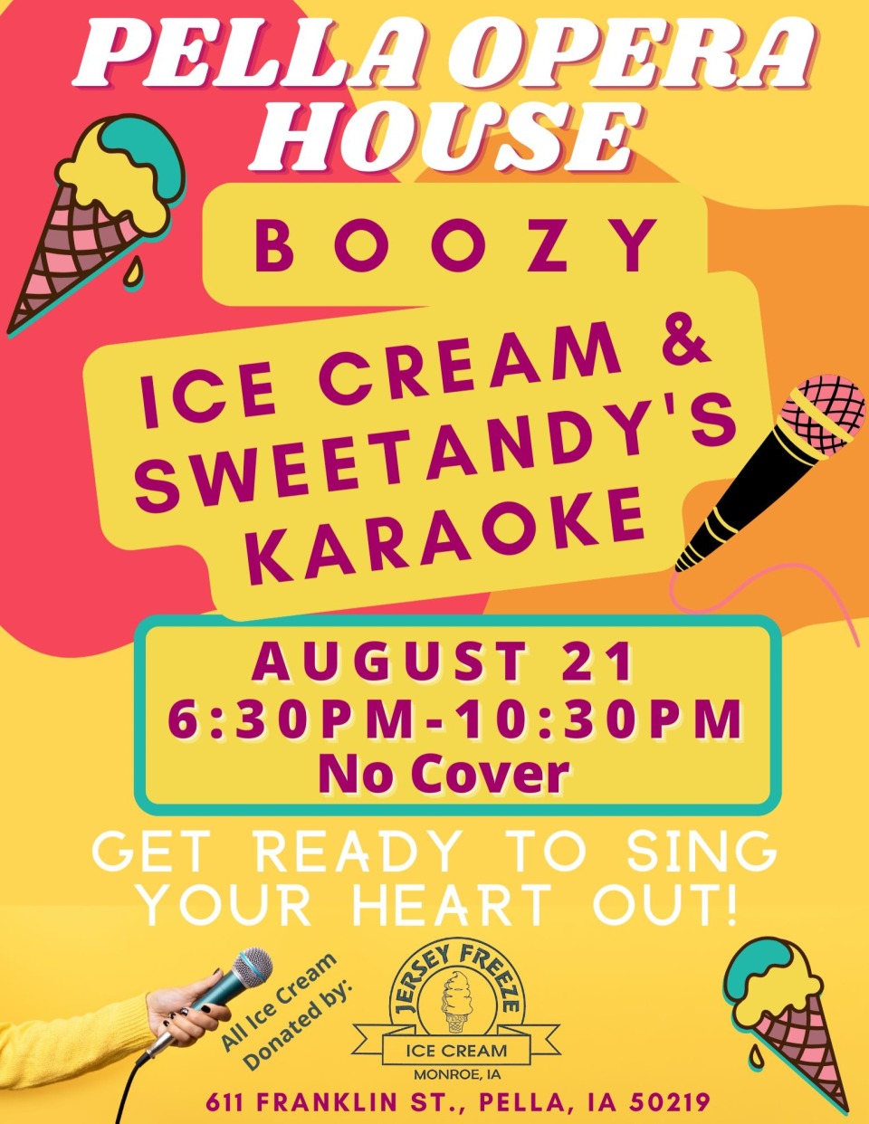 Boozy Ice Cream and Karaoke photo