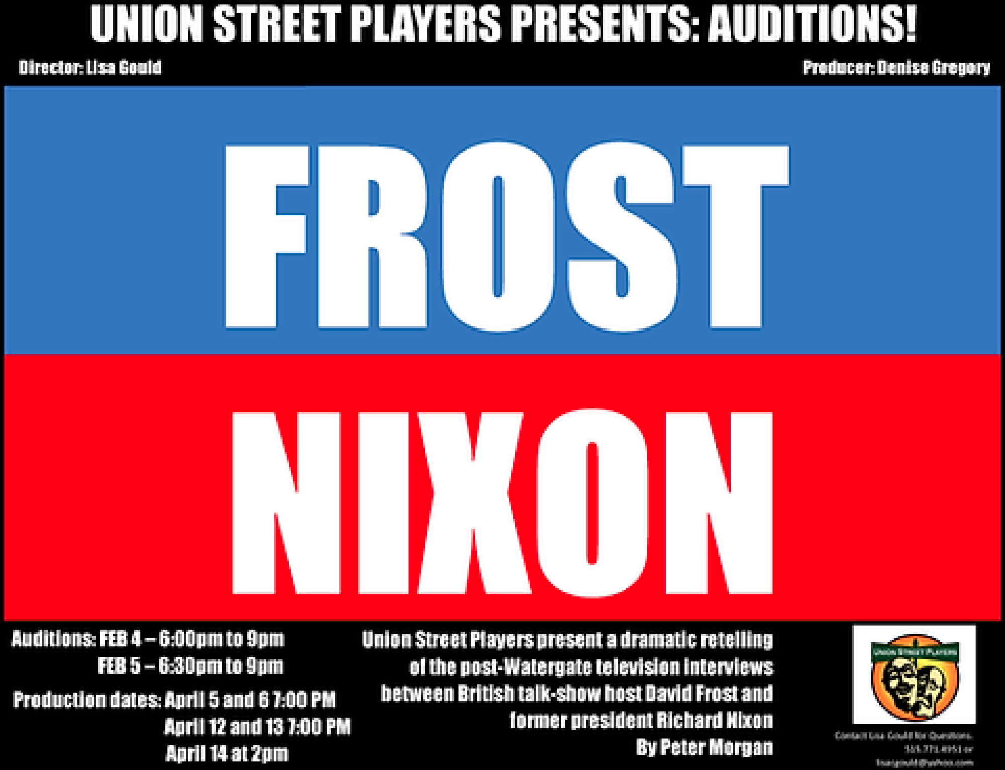 Frost & Nixon presented by the Union Street Players photo
