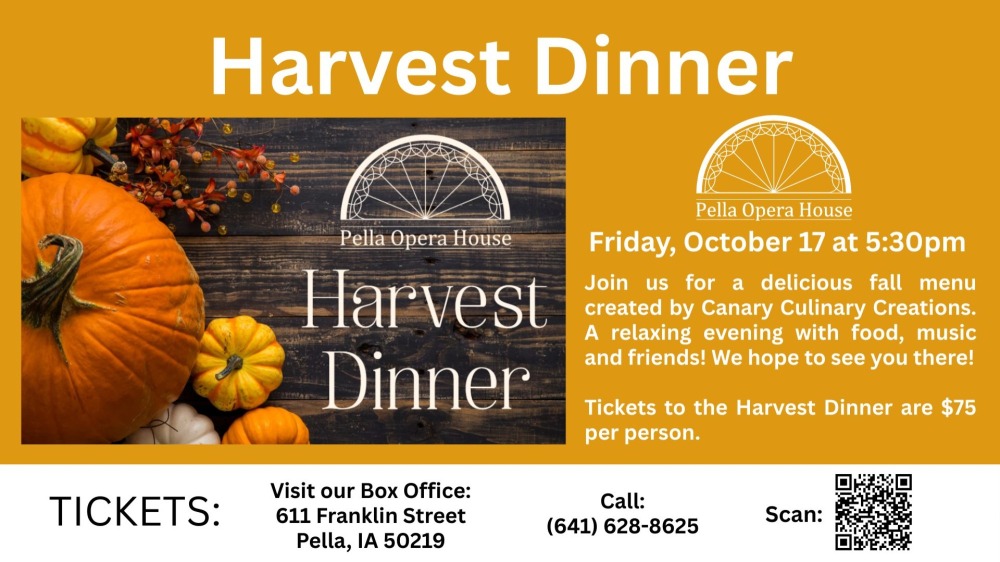 Harvest Dinner: Pella Opera House photo