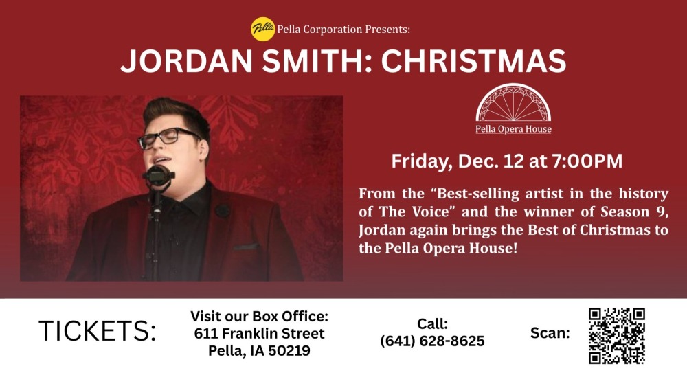 Pella Corporation Presents: Jordan Smith Christmas photo