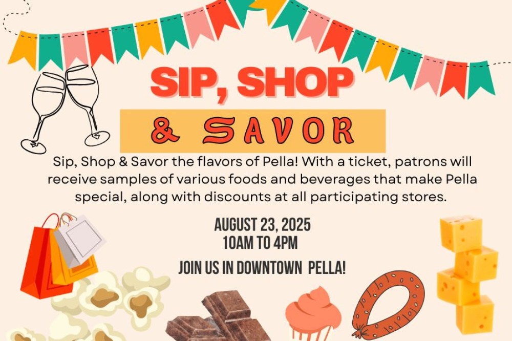 Sip, Shop & Savor - The Tastes of Pella! photo