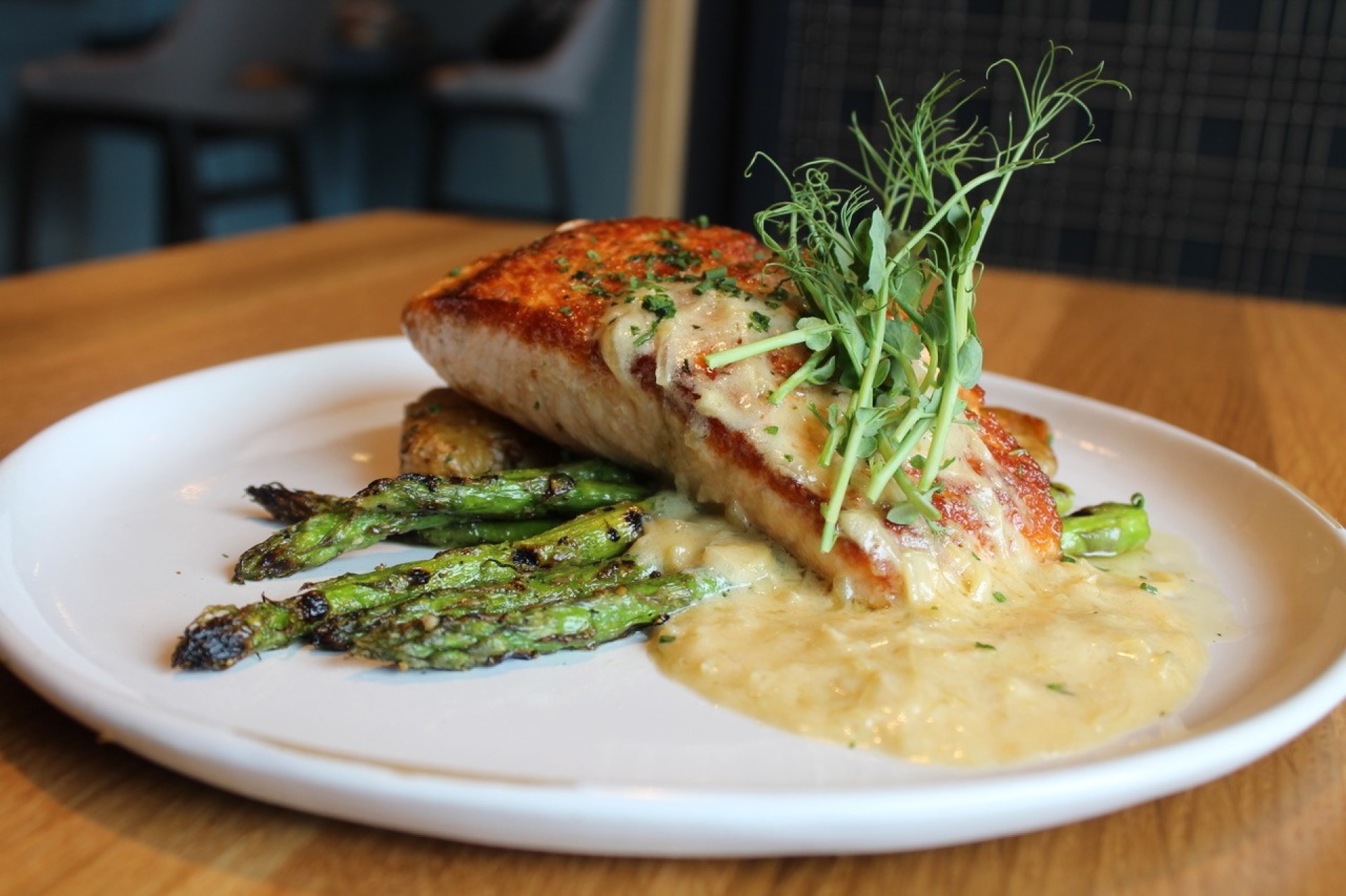 Salmon Dinner at LSK